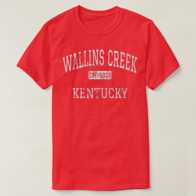 Wallins Creek Kentucky KY Vintag T-Shirt (Design vorne)