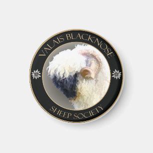 Wallis-Blwleise-Logo der Sheep Society Magnet