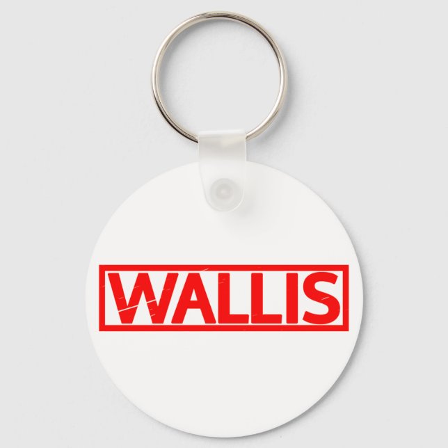 Wallis Briefmarke Schlüsselanhänger (Vorderseite)