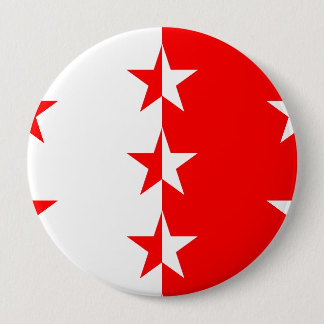 Wallis, die Schweiz Button (Vorderseite)