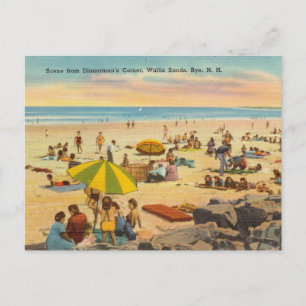 Wallis Sands Beach, Rye, New Hampshire Postkarte