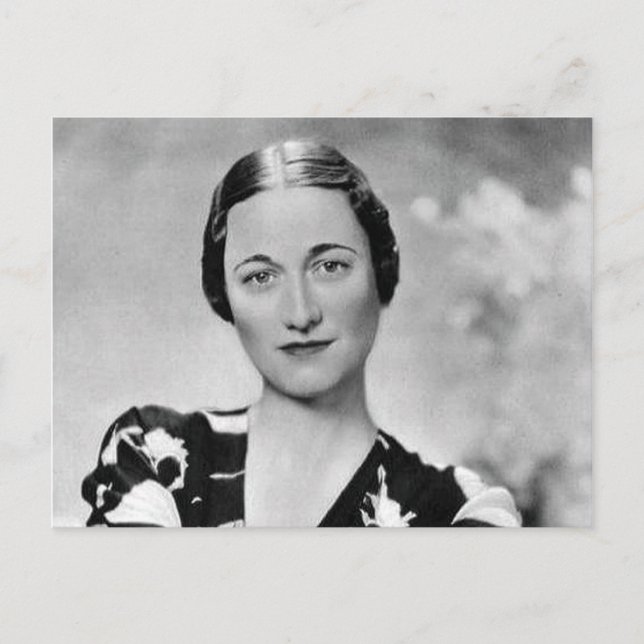 Wallis Simpson Postkarte (Vorderseite)
