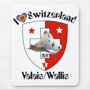 Wallis Suisse Schweiz Mauspad