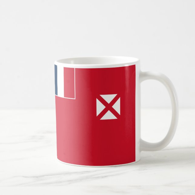 Wallis und Futuna Flag Keramik Kaffee Tasse (Rechts)
