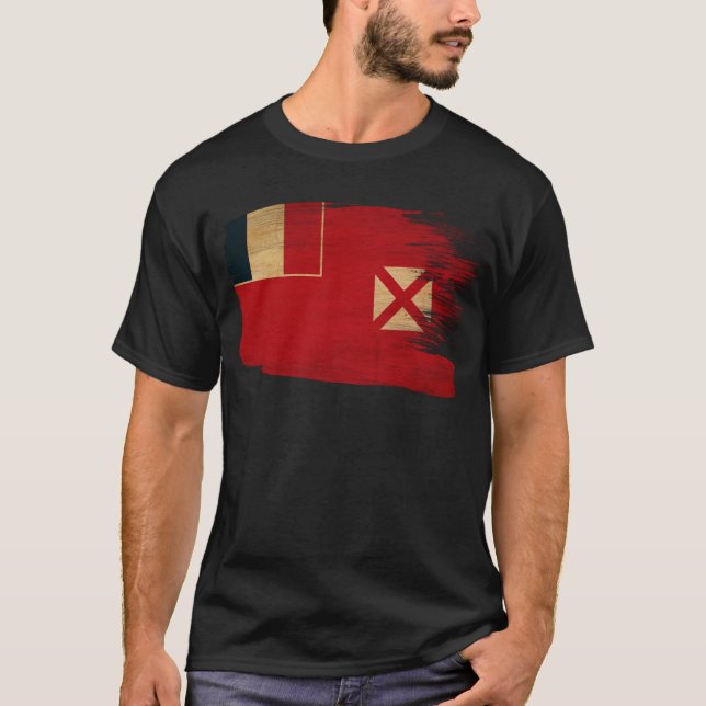 Wallis und Futuna-Flagge T-Shirt (Vorderseite)