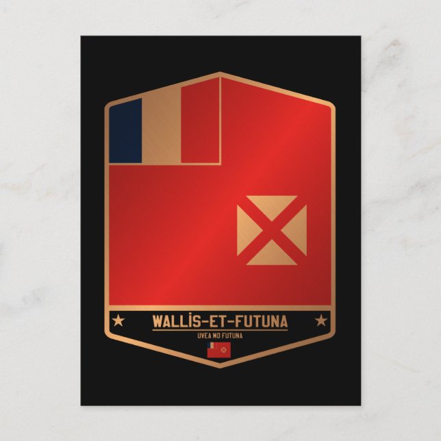 Wallis und Futuna Postkarte (Vorderseite)