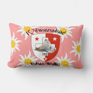 Wallis Valais Schweiz Suisse Kissen