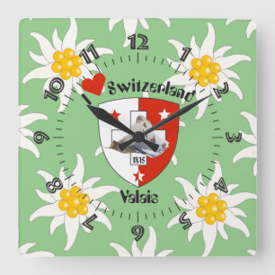 Wallis Valais Schweiz Uhr