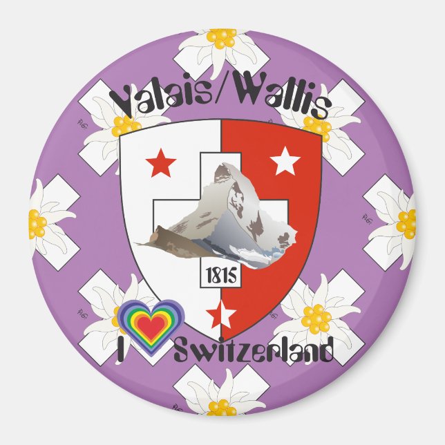 Wallis Wallis Schweiz Suisse Magnete (Vorne)