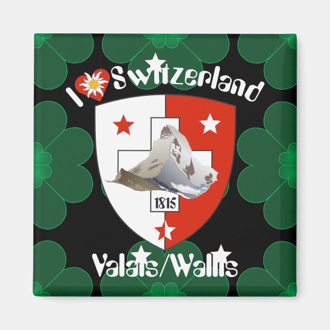Wallis Wallis Schweiz Suisse Magnete (Vorne)