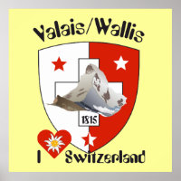 Wallis Wallis Schweiz Suisse Poster
