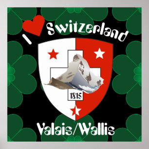 Wallis Wallis Schweiz Suisse Poster