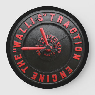 Wallis-Zugmaschine Große Wanduhr