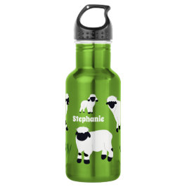 Walliser Schaf Personalisierte Bauern Edelstahlflasche