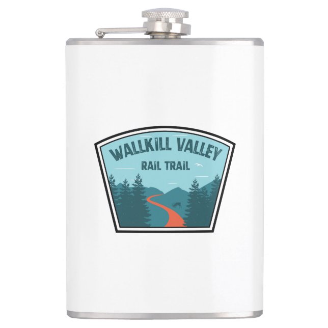 Wallkill Valley Rail Trail Flachmann (Vorderseite)