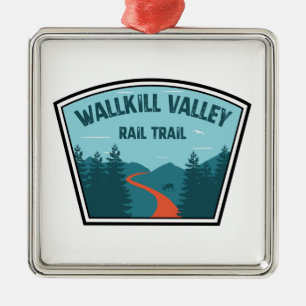 Wallkill Valley Rail Trail Ornament Aus Metall