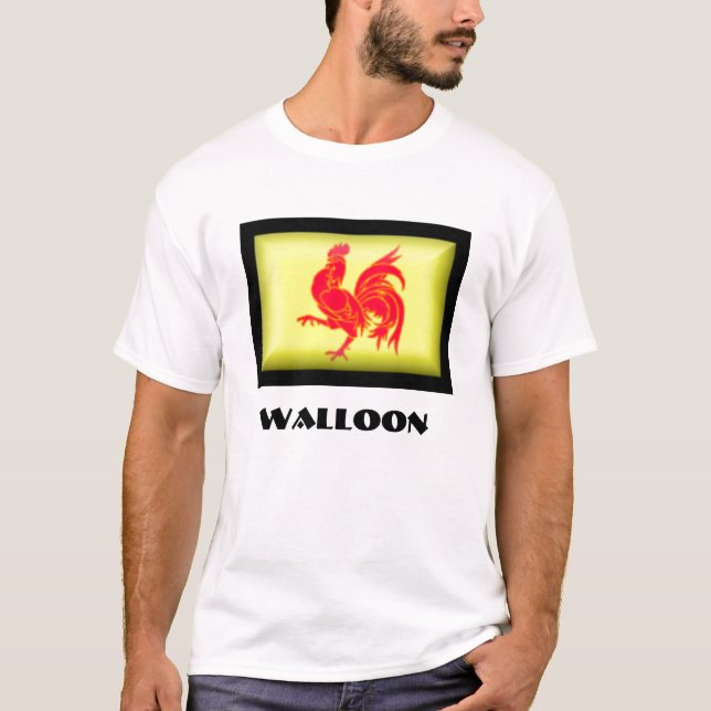 WALLONE BELGIEN T-Shirt (Vorderseite)