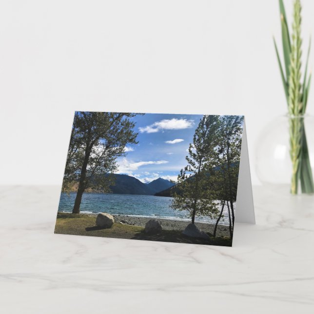 Wallowa Lake, Oregon Karte (Vorderseite)