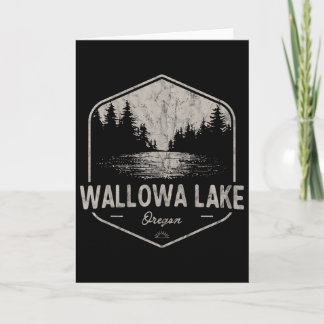 Wallowa Lake Oregon Outdoors Vintage  Karte