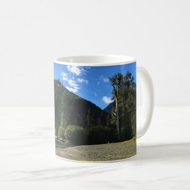 Wallowa Lake Staat Park, OR Kaffeetasse (VorderseiteRechts)