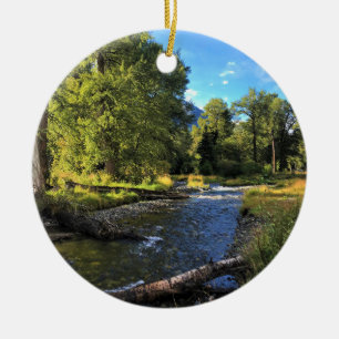 Wallowa Lake State Park, OR Keramik Ornament