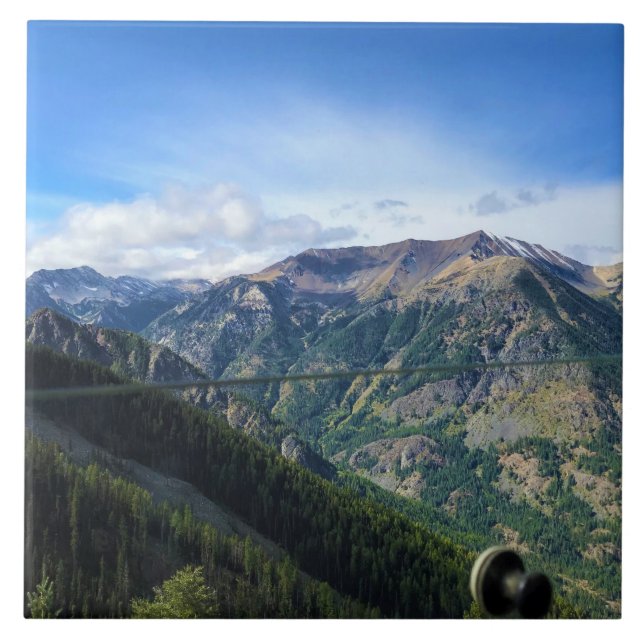 Wallowa Mountains, OR Fliese (Vorderseite)