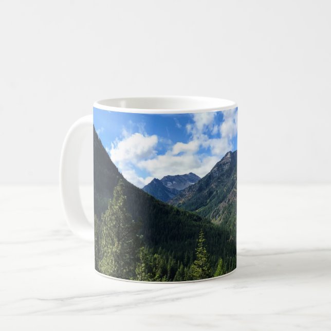 Wallowa Mountains, OR Kaffeetasse (Vorderseite Links)