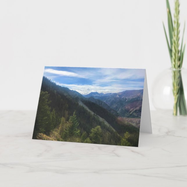 Wallowa Mountains, OR Karte (Vorderseite)