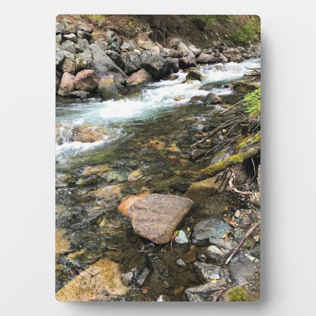 Wallowa River, OR Fotoplatte (Vorderseite)