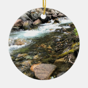 Wallowa River, OR Keramik Ornament