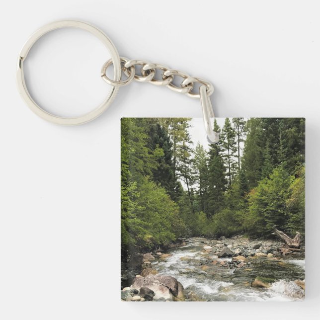 Wallowa River, OR Schlüsselanhänger (Vorderseite)