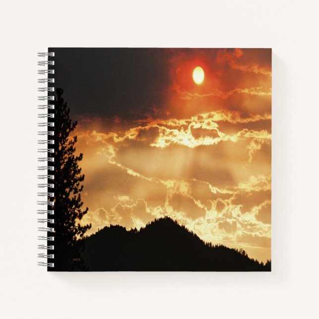 Wallows Fire Sky...... Notizbuch (Vorderseite)