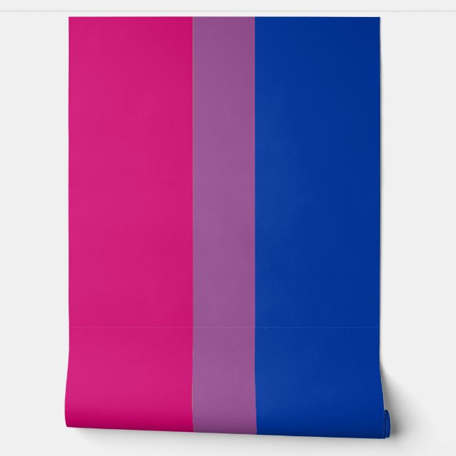 Wallpaper Bisexual flag lgbtq Tapete (Abrollen)