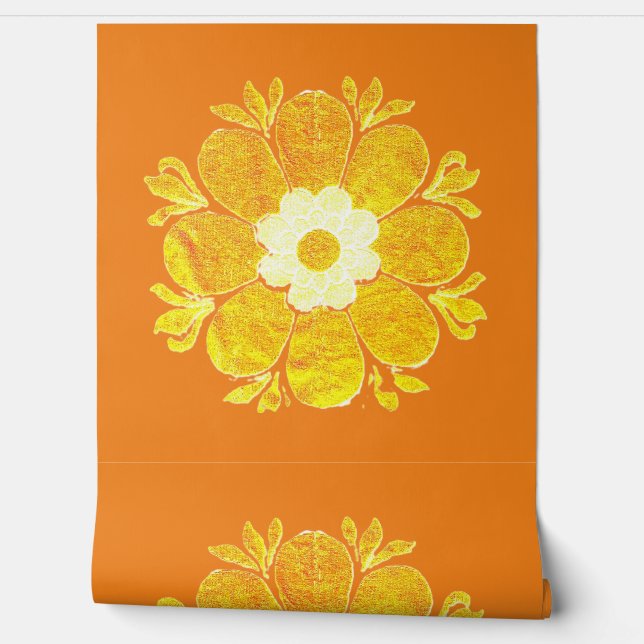 WALLPAPER BLUME STYLE DESIGN TAPETE (Abrollen)
