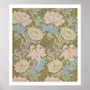 Wallpaper "Chrysanthemum", 1876 (Wallpaper) Poster