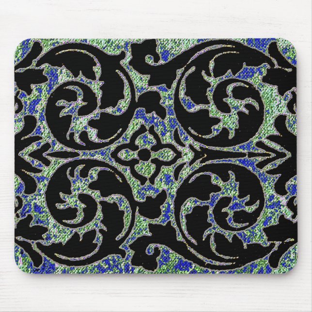 Wallpaper der 60er Jahre Mousepad (Vorne)