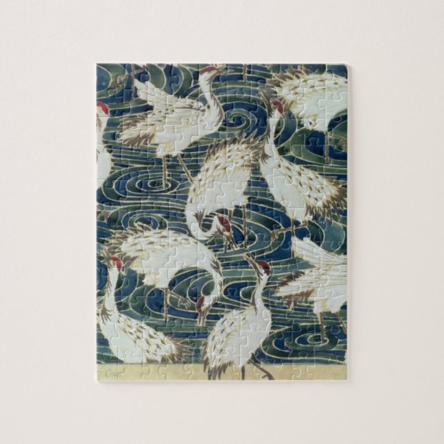 Wallpaper Entwurf, durch das silberne Studio, Puzzle (Vertikal)