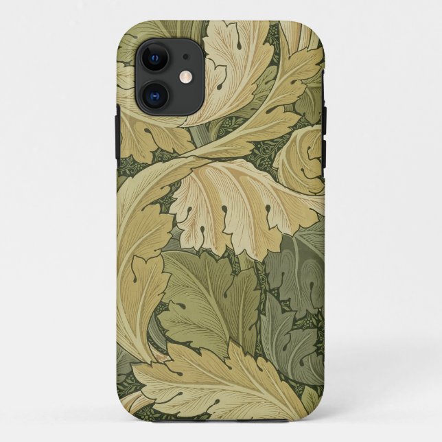 Wallpaper Entwurf mit Acanthus-/Waldfarben, 1 Case-Mate iPhone Hülle (Rückseite)