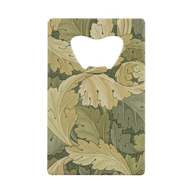 Wallpaper Entwurf mit Acanthus-/Waldfarben, 1 Geldbeutel Flaschenöffner (Vorderseite)