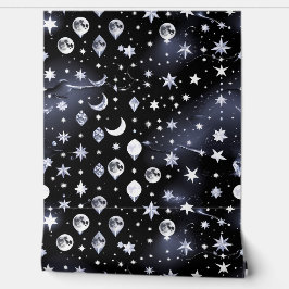 Wallpaper - Onyx Celestial Moon Design Tapete