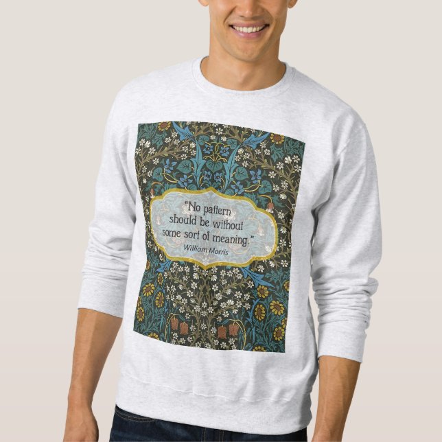 Wallpaper Sheet - William Morris Sweatshirt (Vorderseite)