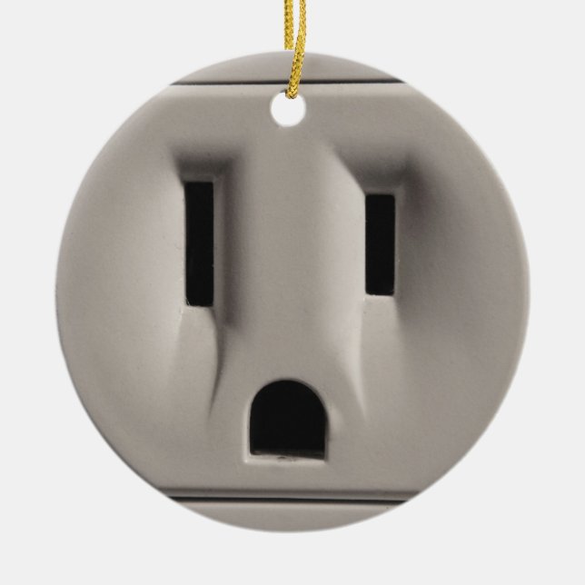wallsocket Verzierung Keramik Ornament (Vorne)