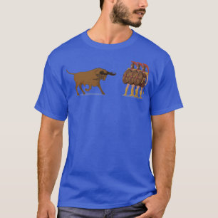 Wallstreet, die Bull gegen die Menschen anklagt T-Shirt