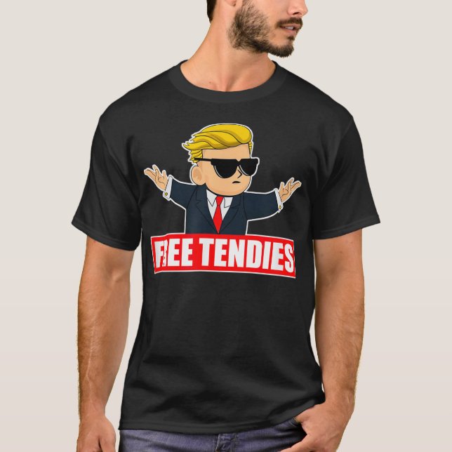 Wallstreetbets Free Tendies - WSB Stock Market T-Shirt (Vorderseite)