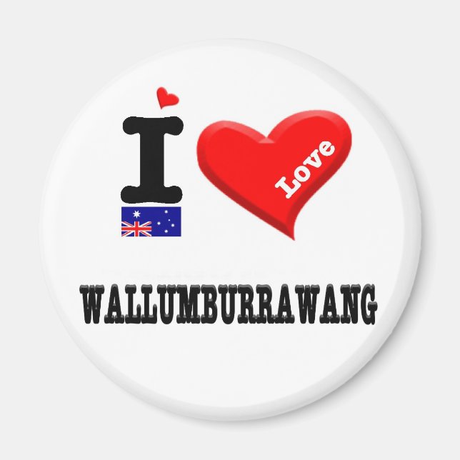 WALLUMBURRAWANG - I-Liebe Magnet (Vorne)