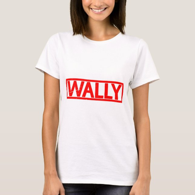Wally Briefmarke T-Shirt (Vorderseite)