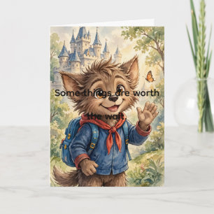 Wally der Werwolf Worth It Card — MeekDuke Bücher Karte