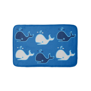 Walmatten für die Kinder blau Badematte