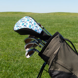 Walmuster, Niedliche Wale, Blauwale Golf Headcover