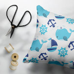 Walmuster, Niedliche Wale, Blauwale Haustierbett<br><div class="desc">Niedliche,  lustige und bezaubernde Muster mit blauen Walen,  Segelbooten und Ankern. Modernes und trendiges Geschenk,  perfekt für den Walliebhaber in Ihrem Leben.</div>